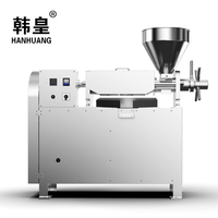 Presse à huile automatique commerciale personnalisée Hanhuang S06 pour arachides, sésame, colza, soja, capacité 30-40 kg/h, puissance 5200 W