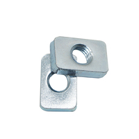 Écrou carré m3 304 acier inoxydable Écrous carrés en acier doux poli Écrou rectangulaire Bloc coulissant