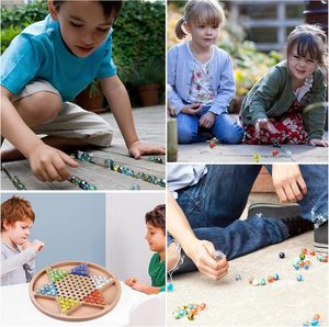 Canicas de Vidrio Transparentes Negras de 16 mm con Tres Flores, Directamente de Fábrica, para Niños, Empaquetadas en Bolsa - Product Image 3