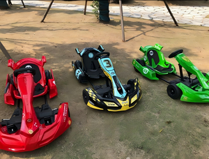 Parte de entretenimiento para exteriores Deporte Comercial Estilo de crianza Asiento doble Batería Go Kart eléctrico Coches para adultos y niños - Product Image 6