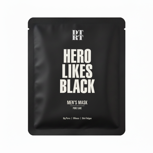 Mascarilla Facial DTRT Hero para Hombre, 5 Unidades, 25g, Mascarilla Negra en Lámina, Paquete de 5, Producto en Oferta - Product Image 1