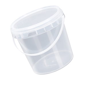 Cấp Thực Phẩm PP Kín Kín 1L-10L Vòng Tùy Chỉnh In Kẹo Cookie Rõ Ràng Nhựa Xô Với Rò Rỉ Bằng Chứng Nắp Xử Lý - Product Image 3