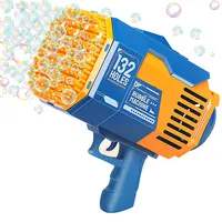 Enfants Garçons Filles 69 trous Bubble Gun Bulle Bazooka Gun