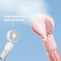 Ventilateur portable à pulvérisation d'eau, humidificateur rechargeable, ventilateur de cou suspendu, brumisateur d'été portable pour l'extérieur