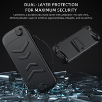 Coque en TPU avec couvercle avant en ABS pour Switch 2 Console Coque de protection antichoc transparente anti-rayures Accessoire de jeu à ajustement précis