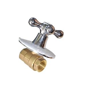 Vanne d'arrêt croisée à 2 voies en laiton avec corps en laiton et <span class=keywords><strong>bonnet</strong></span> en zinc, idéale pour l'alimentation en eau - Vente chaude - Product Image 4