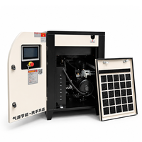 Compresor de Aire de Tornillo VSD de Imán Permanente de 7.5KW 10HP, 7.5Bar 1.2m³/min 42CFM, Compresor Industrial de Frecuencia Variable