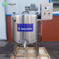 Prix d'usine – Cuve de pasteurisation de lait en lot de 100 L, machine commerciale de pasteurisation de jus, d'œufs et de yaourt à vendre