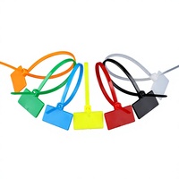 Attaches-câbles autobloquantes, étiquettes de marquage pour la gestion des câbles Ethernet et d'alimentation, 200mm 100mm 150mm