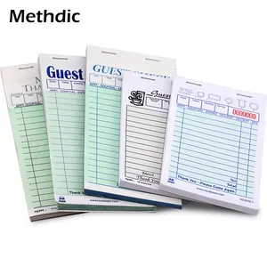 Customizable NCR Carbonless Copy Paper Sales Order Guest Check Restaurant Takeaway Waiter Service Record Book