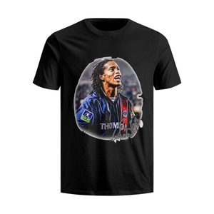 Maglietta da Calcio <span class=keywords><strong>Ronaldo</strong></span> per Uomo, Design Casual Transfrontaliero, Collo Tondo, Stampa 100% Cotone, Manica Corta, Vestibilità Comoda - Product Image 4