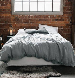 GOTS Special Hot Selling Bedding Set 4 Piece Linen Textile Set de literie Drap de lit Draps de lit français belges - Product Image 4