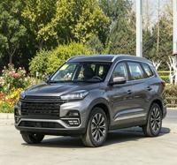 Voitures d'occasion pas chères de Chine, voitures d'occasion chinoises en stock, Tiggo 8 2024 d'occasion, SUV intermédiaire d'occasion en stock en Chine.