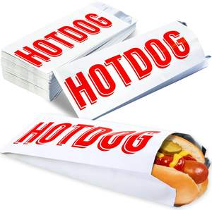 Bolsas envolventes de calentamiento a prueba de grasa Hot Dog Warm and Fresh <span class=keywords><strong>Super</strong></span> Durable Perfect Party Supplies para Carnival Fundraiser - Product Image 1