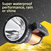 Nouvelle lampe torche puissante à haute luminosité, rechargeable, longue portée, étanche, LED 360 degrés, pour l'extérieur