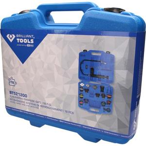 BRILLIANT TOOLS - BT521200 Detector de fugas de tanque de agua (18 piezas) -JUEGO DE MOTOR Y DISTRIBUCIÓN EAN 4042146778852 - Product Image 4