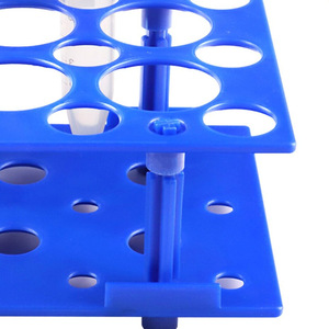 Support pour tubes à essai à double usage, support en plastique détachable multifonctionnel pour le stockage des tubes de centrifugation et des tubes d'échantillons - Product Image 2
