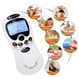 Pflege Electric Tens Akupunktur Ganzkörper massage gerät Digital Therapy Machine 4 Pads für Nacken fuß Amy Leg - Product Image 6