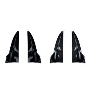 Amp-Z Rear Bumper <b>Corner</b> <b>Protector</b> Carbon Fiber Textured Piano Black For Mercedes-Benz C-Class Estate S205 C200 C260 C300 C43 - Product Image 2