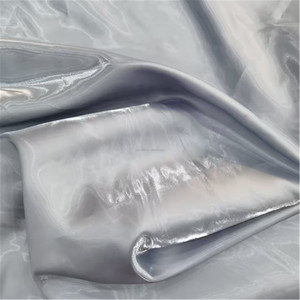 Sang Trọng 100% Polyester Chống Tĩnh Phản Quang Vải 75D Sợi Đếm Bóng Kim Loại Chất Lỏng Satin Trong Kho Các Mặt Hàng Cho Cô Gái Cô Dâu' - Product Image 2