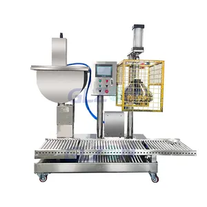 Halbautomatische Hopper-Typ propionylchlorid Metall-Eimer-Flüssigkeitsabfüllmaschine für 10 L 15 L 20 L 25 L 30 L 50 L