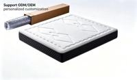 Hochdichte Schaumstoff-Massage-Hotelbettmatratze, Bezug für King-Size, Queen-Size und Doppelbett, Matratze aus Latex-Gel-Memoryschaum
