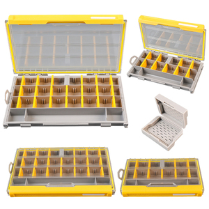 Boîte de <span class=keywords><strong>rangement</strong></span> multifonction Palmer en plastique rigide, étanche, pour accessoires de pêche, avec fente amovible - Product Image 3