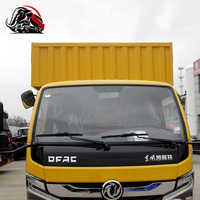 Camionnette de fret fermée Dongfeng Captain 126HP 3,5 tonnes, double cabine 4x2