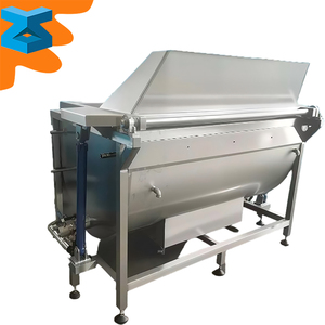 Poêle à braiser multifonctionnelle robuste, en acier inoxydable commercial, poêle à frire inclinable et poêle à frire, marmite professionnelle - Product Image 1