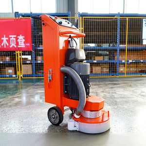 Meuleuse à béton SPJX, machine à poncer les sols, 380V, orange, design compact manuel - Product Image 1
