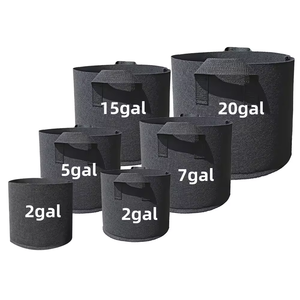 Bolsa <span class=keywords><strong>de</strong></span> Cultivo <span class=keywords><strong>de</strong></span> Fieltro Resistente <span class=keywords><strong>de</strong></span> 15 Galones con Asa para Siembra <span class=keywords><strong>de</strong></span> Árboles, Cultivo <span class=keywords><strong>de</strong></span> Frutas y Verduras, Venta al Por Mayor - Product Image 1