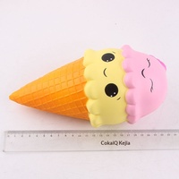 PU Slow-Rebound Simulatie Squishy Eten 22 cm 15 cm 10 cm Dubbelzijdig Fruit IJsje en Kattenbeker Speelgoed voor Gezichtsontwerp