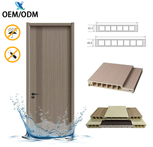 <span class=keywords><strong>Puerta</strong></span> <span class=keywords><strong>de</strong></span> Dormitorio Interior <span class=keywords><strong>de</strong></span> Madera Acabada con Marco Corredizo <span class=keywords><strong>de</strong></span> PVC Moderno, Impermeable, Blanco, OEM/ODM - Product Image 5