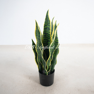 Indoor Succulents Artificial Nature Garden Decor Tropical Green <b>Trees</b> Artificial Snake Plant Potted <b>Tree</b> - Product Image 3