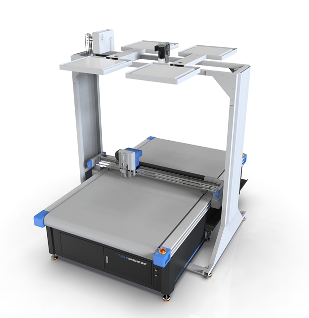 Automatic Smart Digital High-Precision CNC Cutting Machine with Servo Motor for Fabric and Leather Project Function