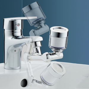 Shampooing <span class=keywords><strong>de</strong></span> <span class=keywords><strong>salle</strong></span> <span class=keywords><strong>de</strong></span> <span class=keywords><strong>bain</strong></span> anti-éclaboussures rallonge <span class=keywords><strong>de</strong></span> robinet pivotant 1080 degrés robinet aérateur bras robotique purificateur rotatif robinet - Product Image 3