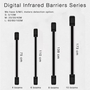 主动红外光束围栏安全传感器光束屏障检测器用于闸门门窗防盗报警系统的光束传感器 - Product Image 5