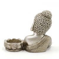 Chine fabricant fait à la main décor à la maison résine bouddhisme statue figurine bouddha bougeoir