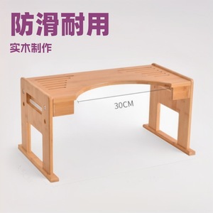 <b>Bamboo</b> Toilet <b>Stool</b> Footrest For Elderly Pregnant Women Children Squat Booster Aid Defecation Multifunctional Disassembly - Product Image 3