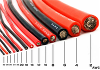 Fil isolé en silicone flexible UL3132 24 AWG, résistant aux hautes températures