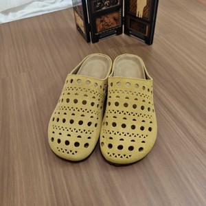 Pantuflas Transpirables de Ante Sintético con Punta Redonda y Suela de EVA, Zuecos de Verano para Mujer - Product Image 3