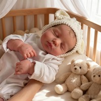 20 Zoll Lebensechte Reborn-Babypuppe aus Weichem Vinyl Realistische Neugeborenen-Puppe Spielzeug für Kinder Geschenk Großhandel Individuell Anpassbar