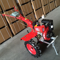MeiQi 9hp 10hp 12hp186F motoculteur à moteur diesel avec deux filtres à air