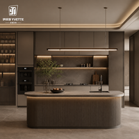 Mobile da Cucina Pieghevole Moderno in Acciaio Inossidabile Personalizzato con Facile Installazione per Ristrutturazioni Residenziali Costiere