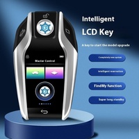 Clé de voiture universelle Mercedes Benz avec écran LCD, nouvelle version améliorée, localisation intelligente, télécommande, entrée sans clé, confort, 4 boutons