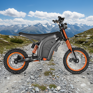 New <b>72V</b> 4500W Dirt Bike with Lithium <b>Battery</b> Brushless Motor 61-80km/h Speed - Product Image 4