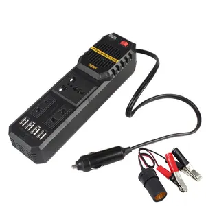 In Voorraad Fabriek Prijs Gratis Clip 200W Dc 12 12V 24V Naar Ac 220V 200Watt 200W Auto Omvormer Met 4 Usb Opladen