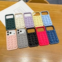 Funda de Teléfono Personalizada 3D con Diseño de Corazón, TPU Anti-caídas, con Ventosa Magnética para iPhone 17 16 15 Pro Max, 2 en 1