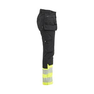 BLAKLADER - 703011499933D20 Pantalon haute visibilité femme stretch Noir/Jaune-EAN 7330509958483 HI-VIS WORKWEAR - Product Image 5