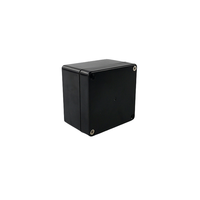 Boîtier électronique en plastique de type F noir imperméable de haute qualité pour l'extérieur, IP65